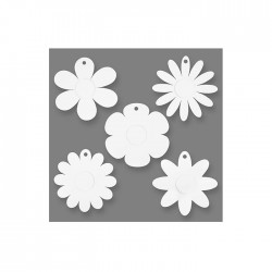 Creativ Company Цветя за оцветяване и декорация, 15 броя