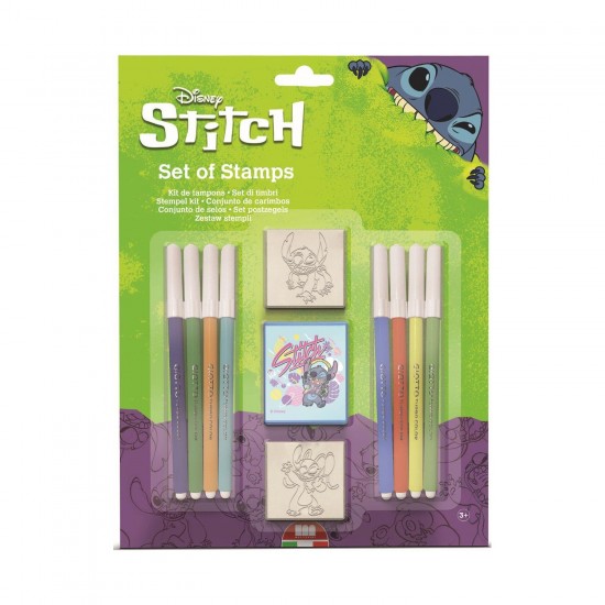 Multiprint Комплект Stitch, с 2 печата и 8 флумастера Multiprint Комплект Stitch, с 2 печата и 8 флумастера