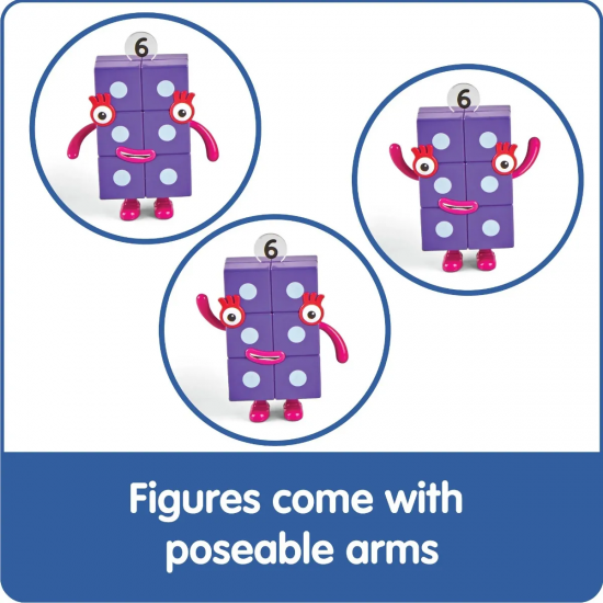 Learning Resources Комплект фигури за броене Numberblocks, от 6 до 10 Learning Resources Комплект фигури за броене Numberblocks, от 6 до 10