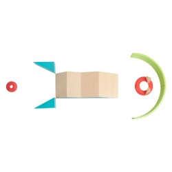 Small Foot Комплект мини голф, дървен, 16 части Small Foot Комплект мини голф, дървен, 16 части