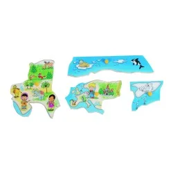 Beleduc Пъзел Един свят, дървен Beleduc Пъзел Един свят, дървен