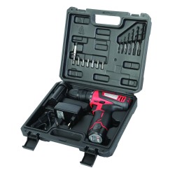 Бормашина акум. 12V 2-ск. 2x1.5Ah 28Nm в куфар с аксесоари RD-CDL26