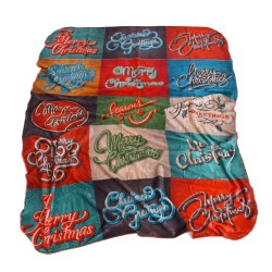 ОДЕЯЛО ФЛАНЕЛ ПЕЧАТ 120/150 - ВИНТИДЖ КОЛЕДА ОДЕЯЛО ФЛАНЕЛ ПЕЧАТ 120/150 - ВИНТИДЖ КОЛЕДА