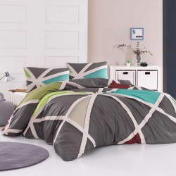 СПАЛНЯ МАКСИ ПАМУЧЕН САТЕН - ГЕОМЕТРИЯ СПАЛНЯ МАКСИ ПАМУЧЕН САТЕН - ГЕОМЕТРИЯ