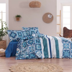 СПАЛНЯ МАКСИ ПАМУЧЕН САТЕН - СИН ВИНТИДЖ СПАЛНЯ МАКСИ ПАМУЧЕН САТЕН - СИН ВИНТИДЖ