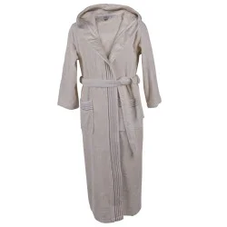 ХАЛАТ ЗА БАНЯ ЕЛЕГАНТ L - ЕКРЮ