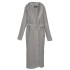 ХАЛАТ ЗА БАНЯ ВАФЕЛ ШАЛ ЯКА L - СИВ