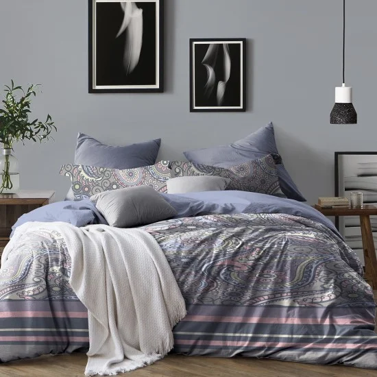 СПАЛНЯ ГОЛЯМА ПАМУЧЕН САТЕН - INDIA