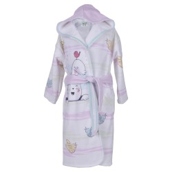 ДЕТСКИ ХАЛАТ ЗА БАНЯ DF ПЕЧАТ M - ЗАЕК ДЕТСКИ ХАЛАТ ЗА БАНЯ DF ПЕЧАТ M - ЗАЕК