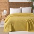 ПОКРИВАЛО ЗА ЛЕГЛО ПАМУК 150/240 - ЖЪЛТ