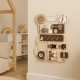 Дървен Бизи Борд Мече GINGER HOME, Монтесори Дъска за Фина Моторика, 30x39 см Дървен Бизи Борд Мече GINGER HOME, Монтесори Дъска за Фина Моторика, 30x39 см