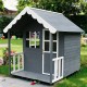 Дървена Детска Къща GINGER HOME, 139x143.5x149 см, за Игри на Открито в Двора и Градината Дървена Детска Къща GINGER HOME, 139x143.5x149 см, за Игри на Открито в Двора и Градината