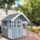 Дървена Детска Къща GINGER HOME, 139x143.5x149 см, за Игри на Открито в Двора и Градината Дървена Детска Къща GINGER HOME, 139x143.5x149 см, за Игри на Открито в Двора и Градината