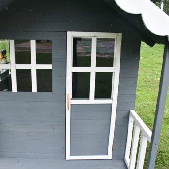 Дървена Детска Къща GINGER HOME, 139x143.5x149 см, за Игри на Открито в Двора и Градината Дървена Детска Къща GINGER HOME, 139x143.5x149 см, за Игри на Открито в Двора и Градината
