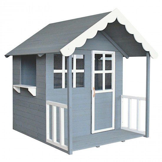 Дървена Детска Къща GINGER HOME, 139x143.5x149 см, за Игри на Открито в Двора и Градината Дървена Детска Къща GINGER HOME, 139x143.5x149 см, за Игри на Открито в Двора и Градината