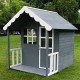 Дървена Детска Къща GINGER HOME, 139x143.5x149 см, за Игри на Открито в Двора и Градината Дървена Детска Къща GINGER HOME, 139x143.5x149 см, за Игри на Открито в Двора и Градината