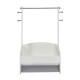 Дървена Стойка за Детски Дрехи, Етажерка с Рафтове за Съхранение - WHITE/GREY Дървена Стойка за Детски Дрехи, Етажерка с Рафтове за Съхранение - WHITE/GREY