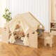Детска Дървена Къща за Игра 6 в 1 GINGER HOME – Стол, Маса, Черна Дъска, Органайзер, Тента и Мека Подложка Детска Дървена Къща за Игра 6 в 1 GINGER HOME – Стол, Маса, Черна Дъска, Органайзер, Тента и Мека Подложка