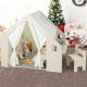Детска Дървена Къща за Игра 6 в 1 GINGER HOME – Стол, Маса, Черна Дъска, Органайзер, Тента и Мека Подложка Детска Дървена Къща за Игра 6 в 1 GINGER HOME – Стол, Маса, Черна Дъска, Органайзер, Тента и Мека Подложка