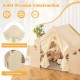 Детска Дървена Къща за Игра 6 в 1 GINGER HOME – Стол, Маса, Черна Дъска, Органайзер, Тента и Мека Подложка Детска Дървена Къща за Игра 6 в 1 GINGER HOME – Стол, Маса, Черна Дъска, Органайзер, Тента и Мека Подложка