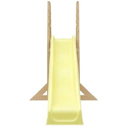 Детска Дървена Катерушка с Пързалка 2.2 м GINGER HOME, За Игра на Двора