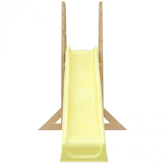 Детска Дървена Катерушка с Пързалка 2.2 м GINGER HOME, За Игра на Двора Детска Дървена Катерушка с Пързалка 2.2 м GINGER HOME, За Игра на Двора