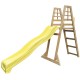 Детска Дървена Катерушка с Пързалка 2.2 м GINGER HOME, За Игра на Двора Детска Дървена Катерушка с Пързалка 2.2 м GINGER HOME, За Игра на Двора