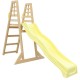 Детска Дървена Катерушка с Пързалка 2.2 м GINGER HOME, За Игра на Двора Детска Дървена Катерушка с Пързалка 2.2 м GINGER HOME, За Игра на Двора