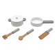 Детска Дървена Кухня GINGER HOME Бяла W10C404H Детска Дървена Кухня GINGER HOME Бяла W10C404H