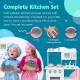 Детска Дървена Кухня GINGER HOME Бяла W10C404H Детска Дървена Кухня GINGER HOME Бяла W10C404H