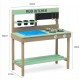 Детска Дървена Кухня GINGER HOME Градинска 80х37х88 см. 2424 Детска Дървена Кухня GINGER HOME Градинска 80х37х88 см. 2424