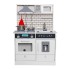 Детска Дървена Кухня GINGER HOME със Звук, Светлина, Бяла W10C493J