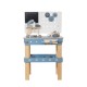 Детска Дървена Работилница с Инструменти, GINGER HOME, Синя, 46х26х67cm Детска Дървена Работилница с Инструменти, GINGER HOME, Синя, 46х26х67cm