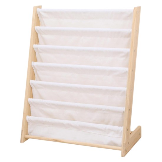 Детска Етажерка за Книги Дърво GINGER HOME, 6 Рафта, Монтесори 64x30x79 см Детска Етажерка за Книги Дърво GINGER HOME, 6 Рафта, Монтесори 64x30x79 см