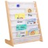 Детска Етажерка за Книги Дърво GINGER HOME, 6 Рафта, Монтесори 64x30x79 см