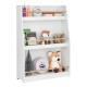 Детска Етажерка GINGER HOME, Дървен Органайзер за Книжки и Играчки, Бял Цвят, за Уютната Детска Стая Детска Етажерка GINGER HOME, Дървен Органайзер за Книжки и Играчки, Бял Цвят, за Уютната Детска Стая