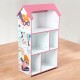Детска етажерка GINGER HOME - Къщичка SUPER GIRL, Розова за съхранение на играчки и книжки Детска етажерка GINGER HOME - Къщичка SUPER GIRL, Розова за съхранение на играчки и книжки