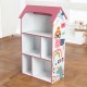 Детска етажерка GINGER HOME - Къщичка SUPER GIRL, Розова за съхранение на играчки и книжки Детска етажерка GINGER HOME - Къщичка SUPER GIRL, Розова за съхранение на играчки и книжки