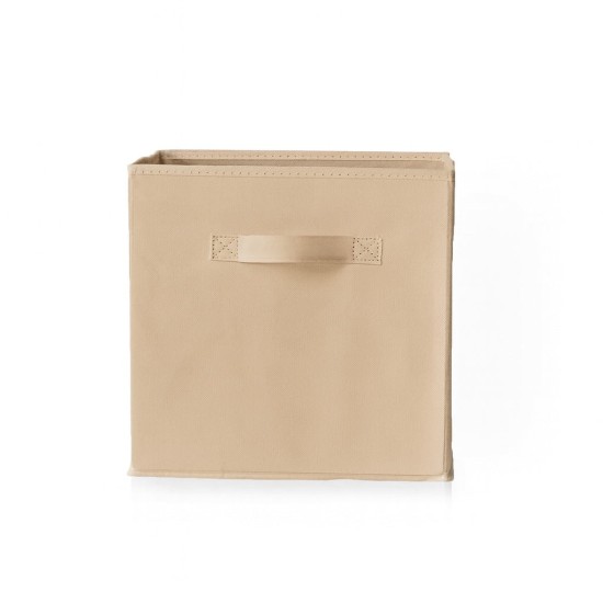 Детска Етажерка, Органайзер за Играчки, GINGER HOME с 6 Отделения и Текстилни Кутии, Бяла, Монтесори Мебел