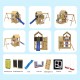 Голяма Детска Дървена Къщичка GINGER HOME за Двор с Пързалка, 2 Люлки, Катерушка и Пясъчник – 250×150×267 см