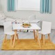 Детска Маса с 2 Столчета GINGER HOME Комплект от Дърво, Бяла Детска Маса с 2 Столчета GINGER HOME Комплект от Дърво, Бяла
