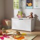 Детска Ракла за Играчки и Пейка 2 в 1 GINGER HOME Дървена JWTR-3086 WHITE Детска Ракла за Играчки и Пейка 2 в 1 GINGER HOME Дървена JWTR-3086 WHITE