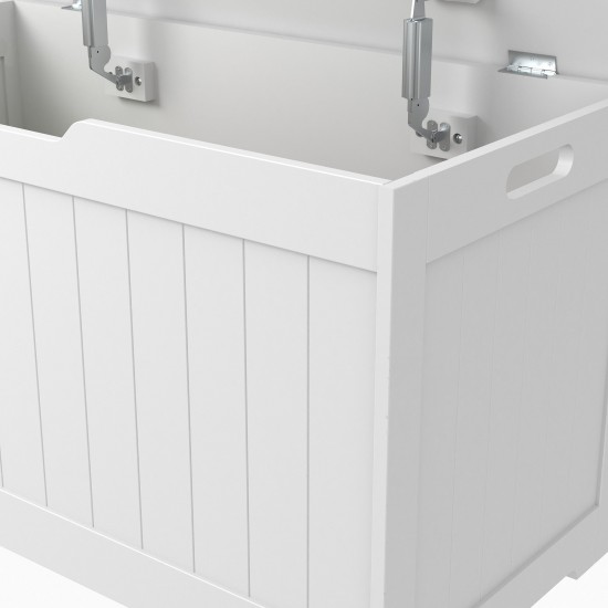 Детска Ракла за Играчки и Пейка 2 в 1 GINGER HOME Дървена JWTR-3086 WHITE Детска Ракла за Играчки и Пейка 2 в 1 GINGER HOME Дървена JWTR-3086 WHITE