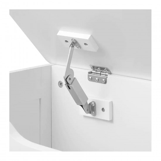 Детска Ракла за Играчки и Пейка 2 в 1 GINGER HOME Дървена JWTR-3086 WHITE Детска Ракла за Играчки и Пейка 2 в 1 GINGER HOME Дървена JWTR-3086 WHITE