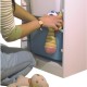 Детски Шкаф GINGER HOME, Етажерка за Играчки с 4 Кутии за Съхранение, Бял Детски Шкаф GINGER HOME, Етажерка за Играчки с 4 Кутии за Съхранение, Бял