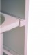 Детски Шкаф GINGER HOME, Етажерка за Играчки с 4 Кутии за Съхранение, Бял Детски Шкаф GINGER HOME, Етажерка за Играчки с 4 Кутии за Съхранение, Бял