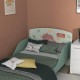 Детско Легло GINGER HOME, Защита от Падане, Дървено, Подматрачна Рамка 70х140 см, FOREST Детско Легло GINGER HOME, Защита от Падане, Дървено, Подматрачна Рамка 70х140 см, FOREST