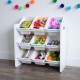 Етажерка за играчки GINGER HOME с 9 Кутии за Съхранение WHITE JWTR-3006 Етажерка за играчки GINGER HOME с 9 Кутии за Съхранение WHITE JWTR-3006