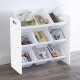 Етажерка за играчки GINGER HOME с 9 Кутии за Съхранение WHITE JWTR-3006 Етажерка за играчки GINGER HOME с 9 Кутии за Съхранение WHITE JWTR-3006
