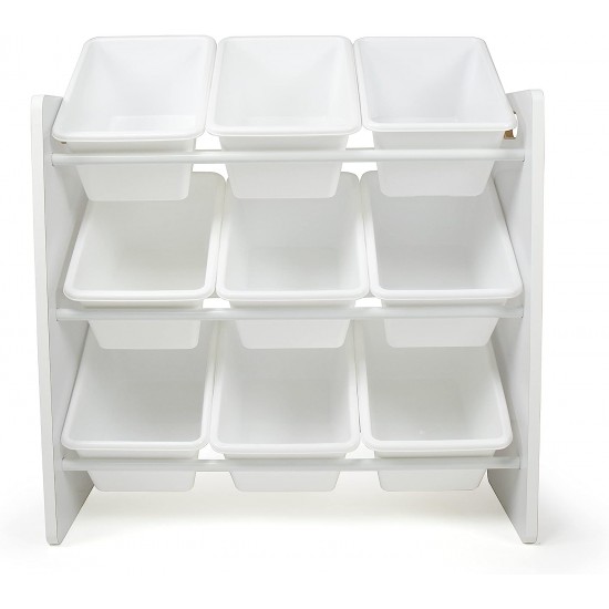 Етажерка за играчки GINGER HOME с 9 Кутии за Съхранение WHITE JWTR-3006 Етажерка за играчки GINGER HOME с 9 Кутии за Съхранение WHITE JWTR-3006